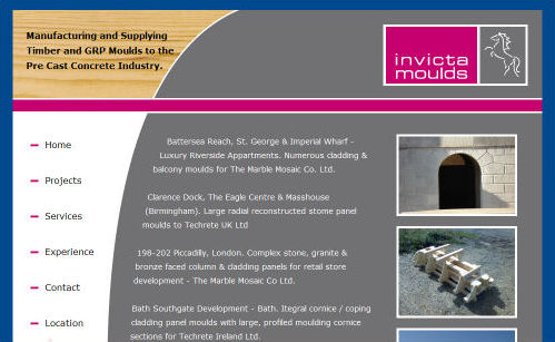 Invicta Moulds Website Design