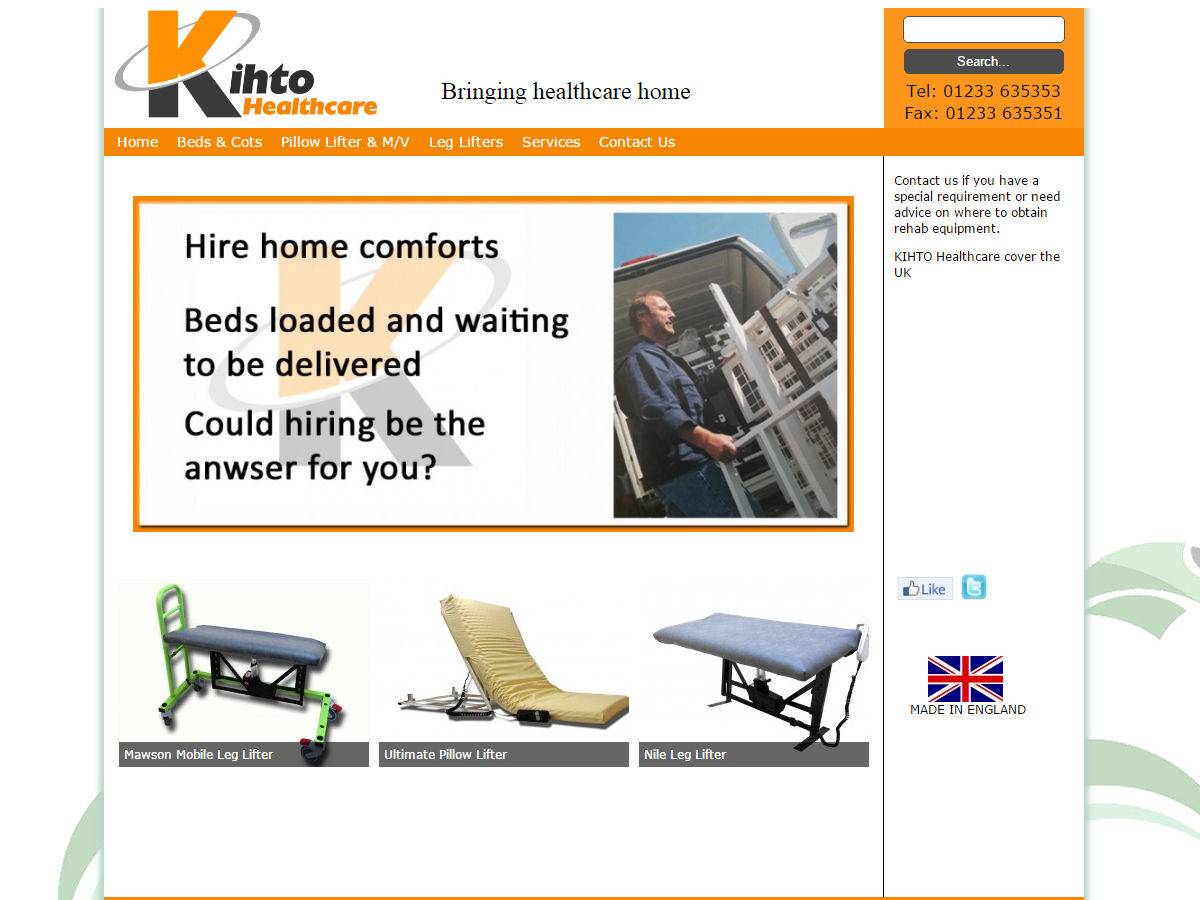 Kihto Website Design